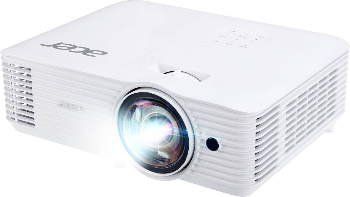 Acer Beamer S1287 DLP 4000 lm Überkopf Deckenmontage möglich, Integrierter Lautsprecher, mit Fernbedienung