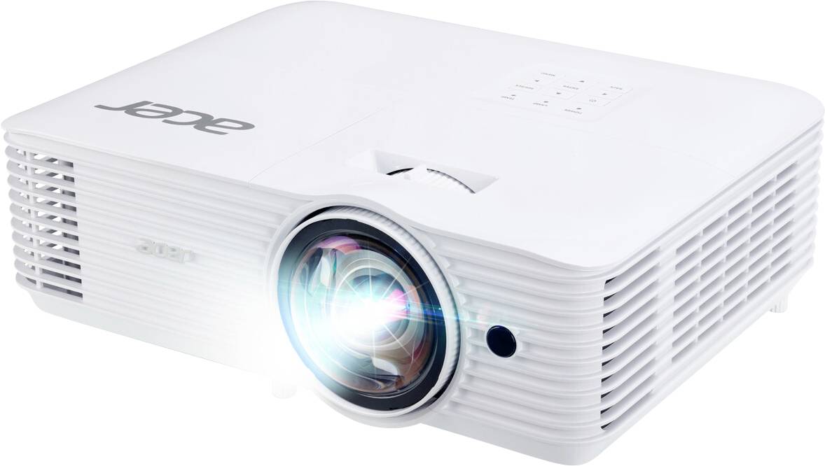 Acer Beamer S1387 DLP 4000 lm Überkopf Deckenmontage möglich, Integrierter Lautsprecher, mit Fernbedienung