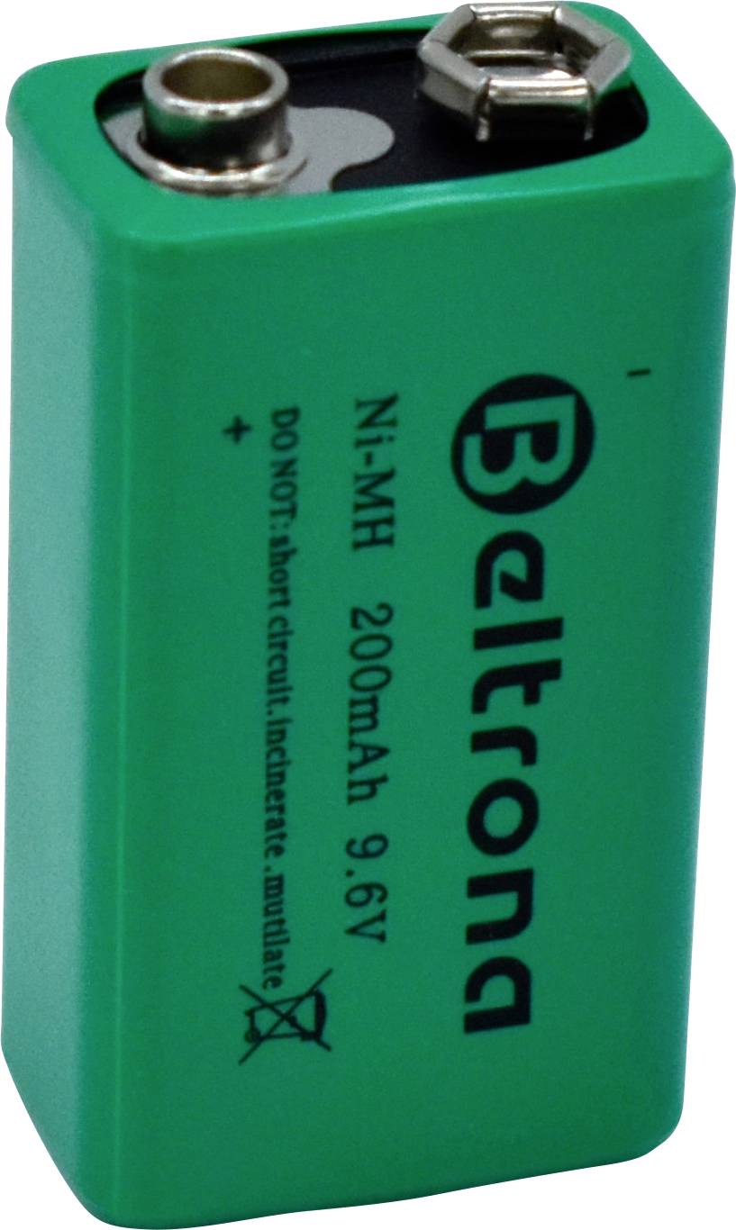 Beltrona BELNIMH9.6200 9 V Block-Akku NiMH 200 mAh 9 V 1 St.