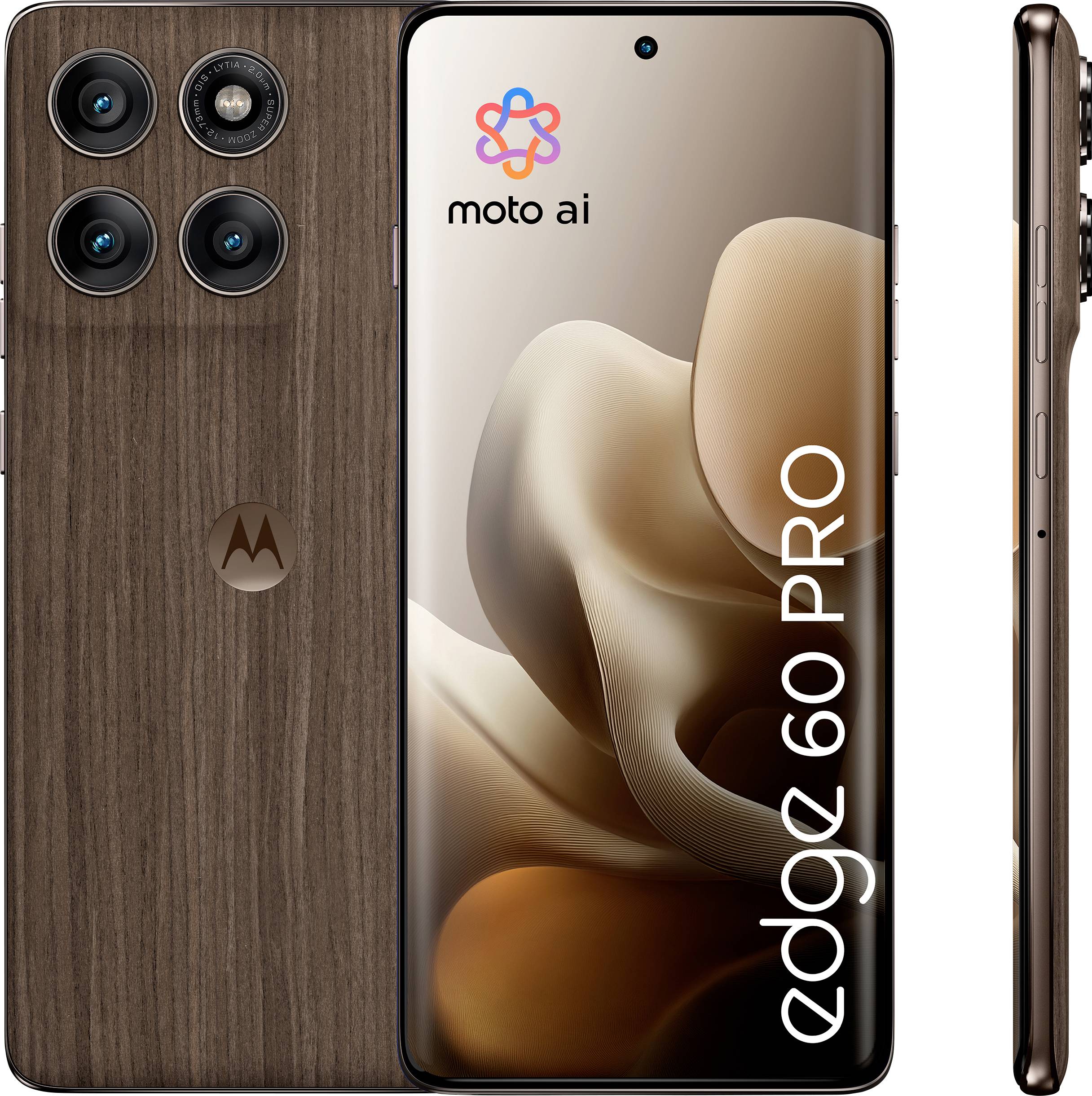 Motorola Edge 60 Pro 512GB Holz EEK A (A - G) 16.9cm (6.67 Zoll) Smartphone