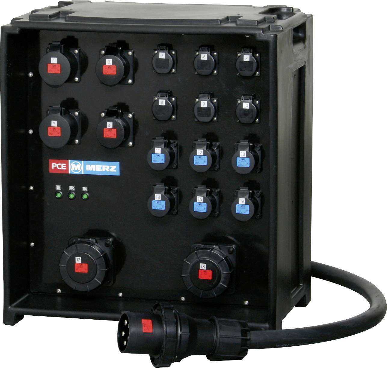 MERZ CEE Stromverteiler M-SVE5-4 125/442-6/G/E/MS MZ85800 400V 125A