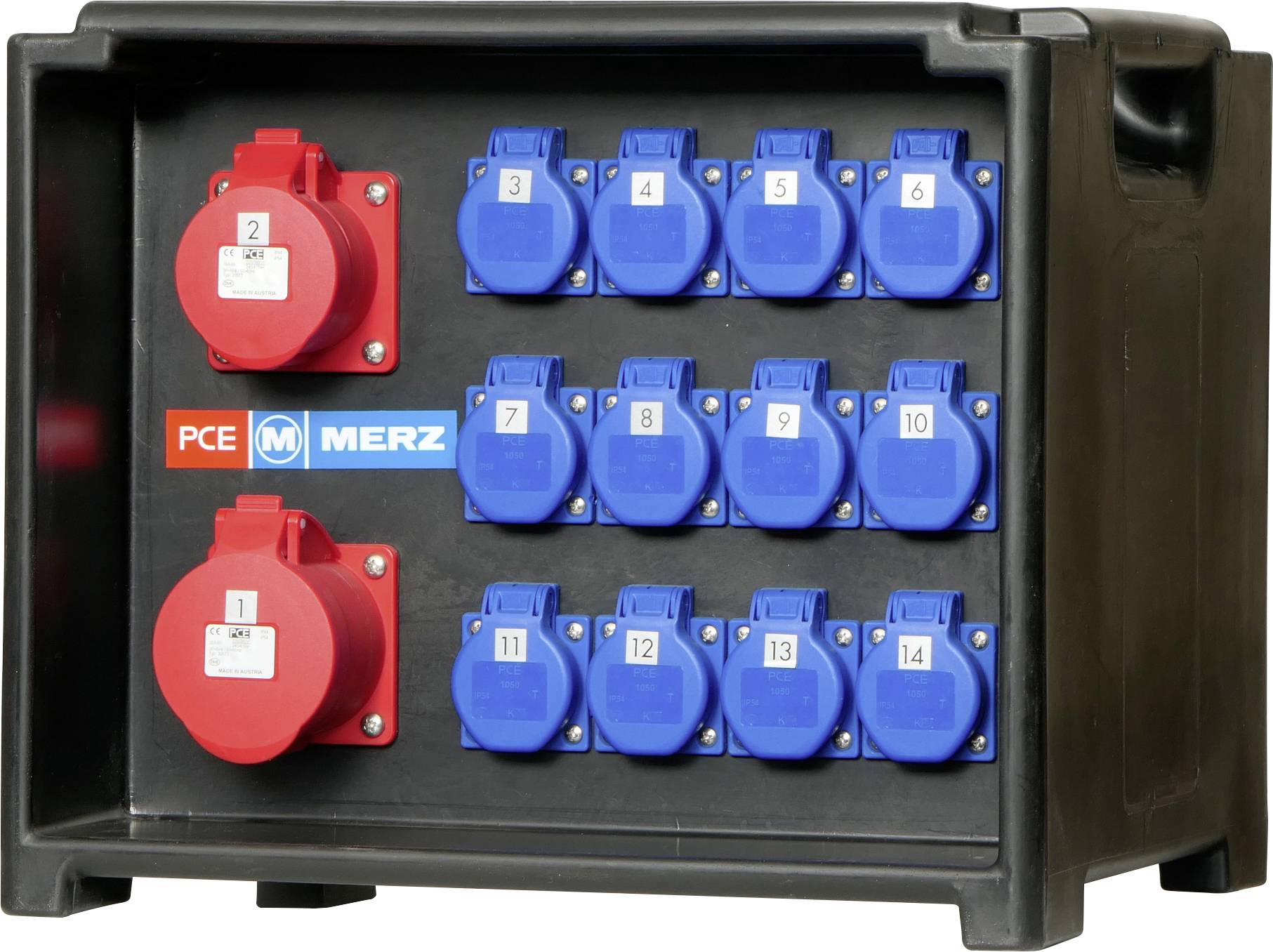 MERZ CEE Stromverteiler M-SVE3 63/11-12 MZ80011 400V 63A