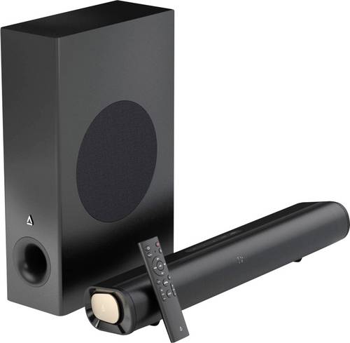 Creative Stage Pro Soundbar Schwarz Bluetooth®, inkl. kabellosem Subwoofer, USB