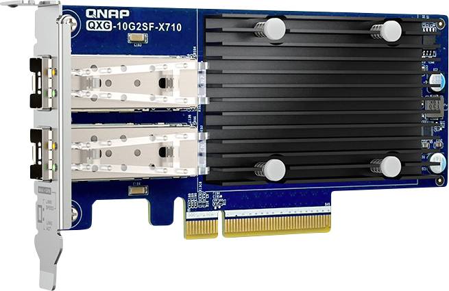 QNAP QXG-10G2SF-X710 Netzwerkadapter PCI Netzwerkkarte PCIe