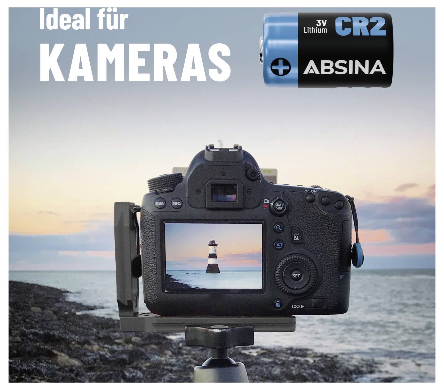 Absina Spezial-Batterie CR 2 Lithium 800 3 V 4 St.