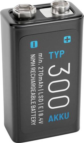 Absina 300 9 V Block-Akku NiMH 270 mAh 8.4 V 1 St.