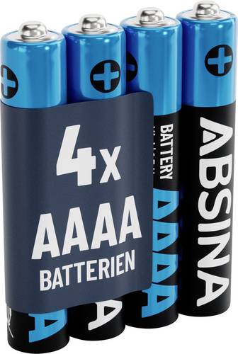 Absina Mini (AAAA)-Batterie Mini (AAAA) Alkali-Mangan 1.5 V 500 4 St.