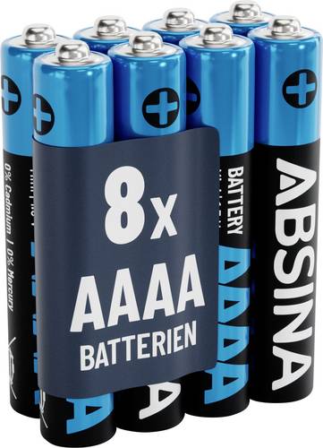 Absina Mini (AAAA)-Batterie Mini (AAAA) Alkali-Mangan 1.5 V 500 8 St.