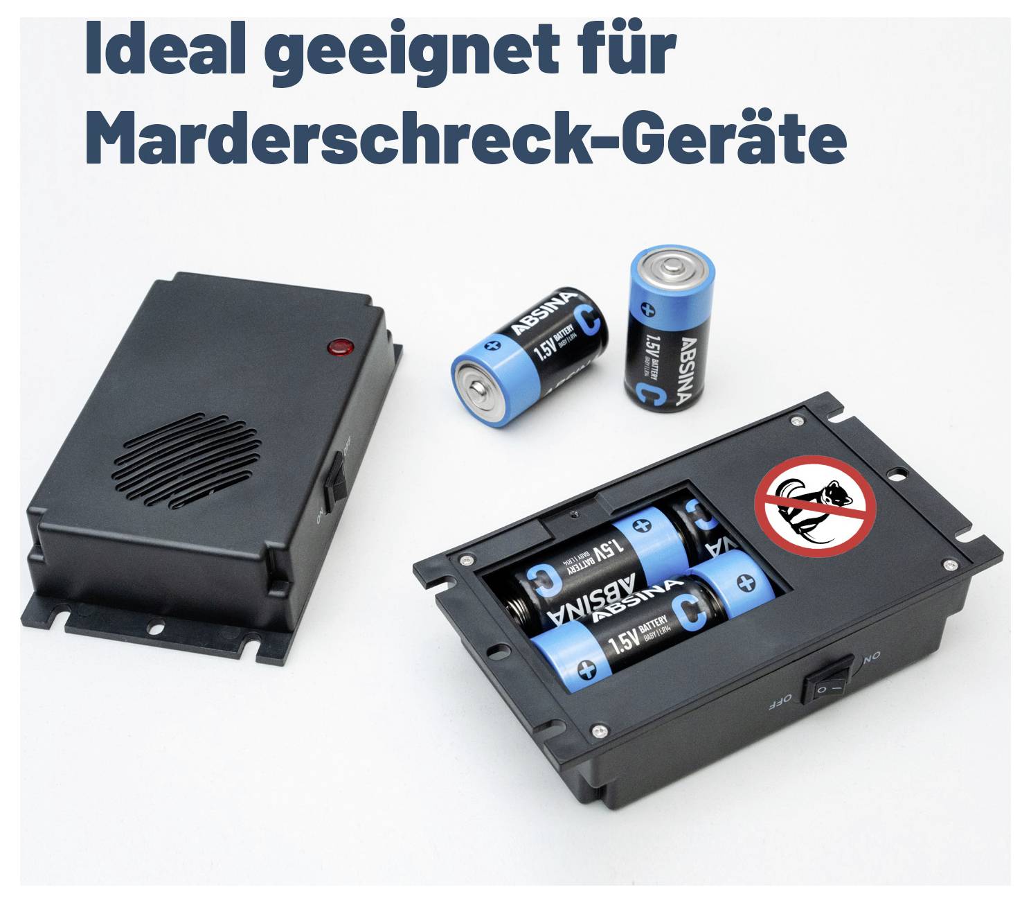 „Ideal geeignet für Marderschreck-Geräte