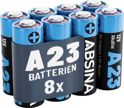 Absina Spezial-Batterie 23 A Alkali-Mangan 12 V 55 8 St.
