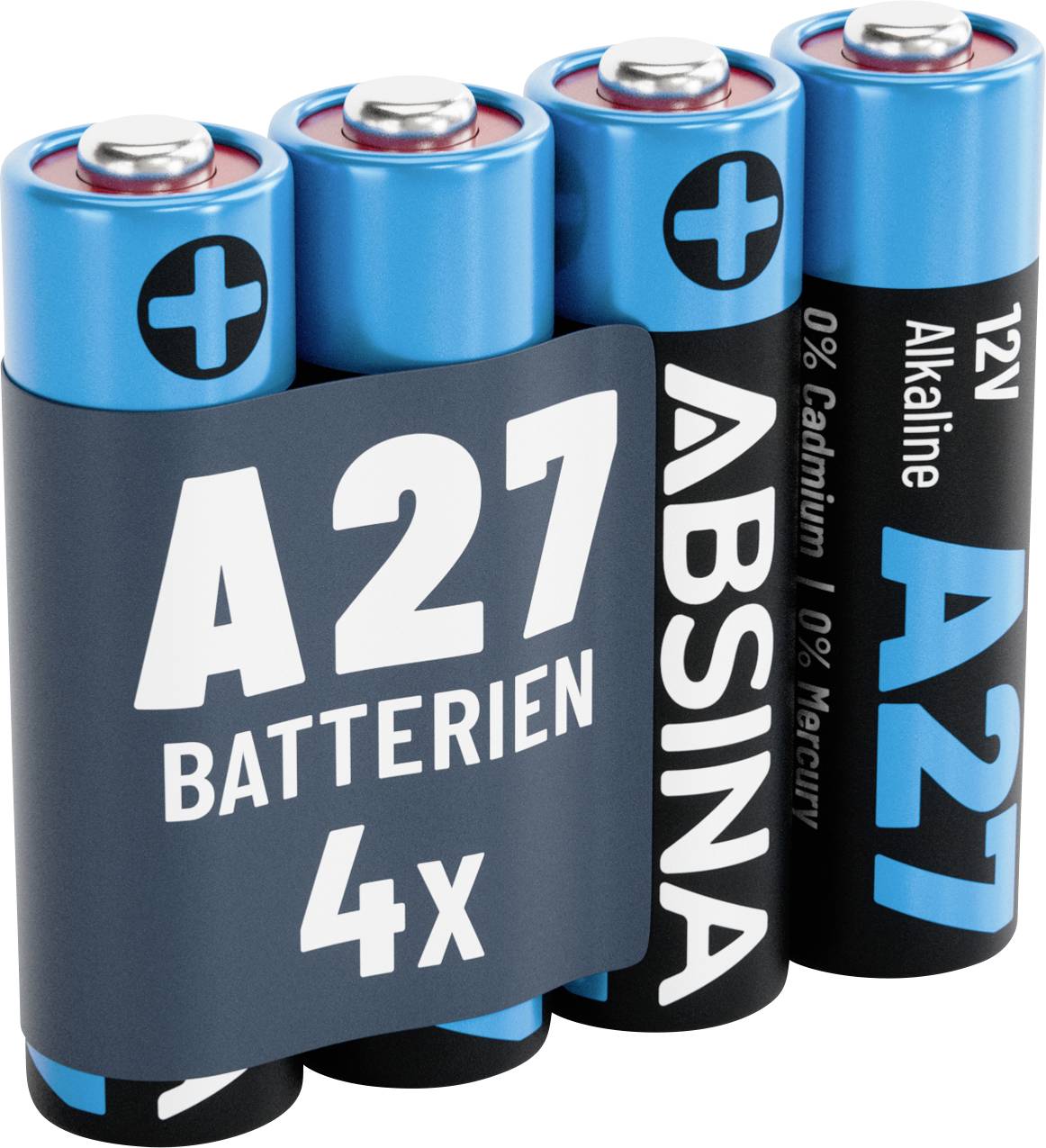 Absina Spezial-Batterie 27 A Alkali-Mangan 12 V 28 4 St.