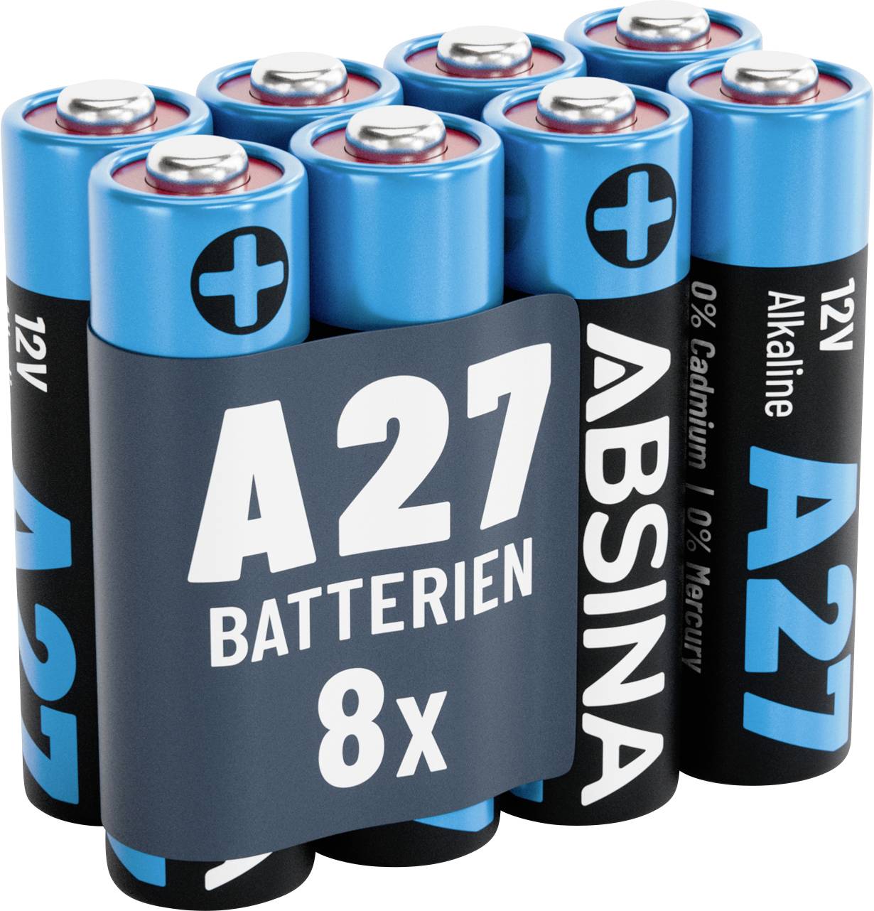 Absina Spezial-Batterie 27 A Alkali-Mangan 12 V 28 8 St.