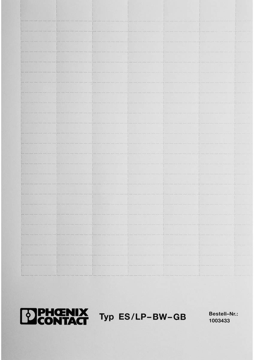 LAPP 61742922 ETIKETTEN ES/LP-BW-GB Etiketten für Kennzeichnungsträgersystem 10St.