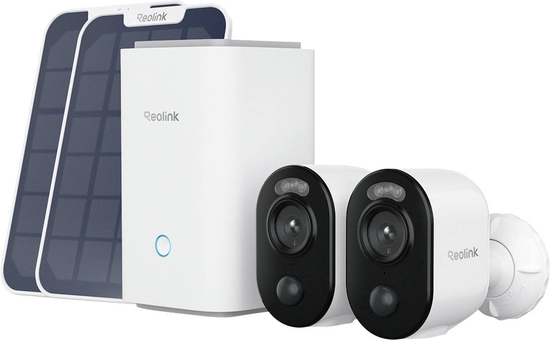 Reolink Hub 1 with 2x Argus Series B350 WS4KC01SP128-2 IP Überwachungs-Set
