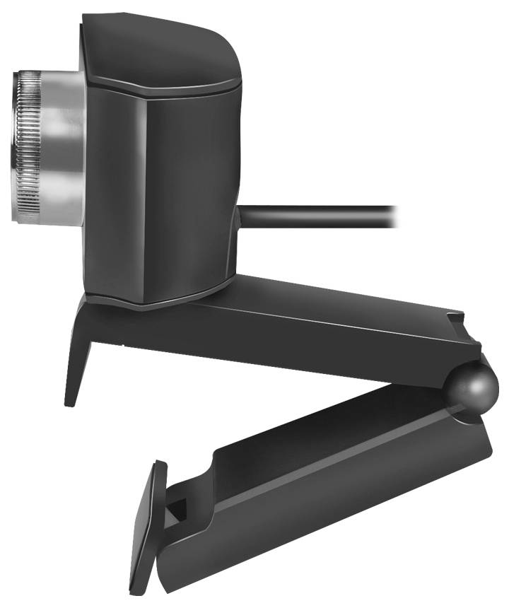 LogiLink UA0377 Full HD-Webcam Klemm-Halterung, Mikrofon