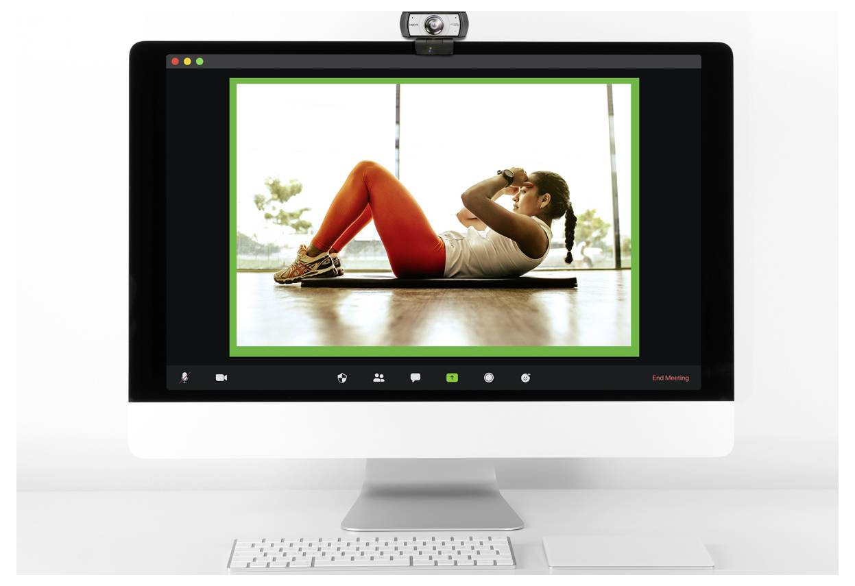 LogiLink UA0377 Full HD-Webcam Klemm-Halterung, Mikrofon