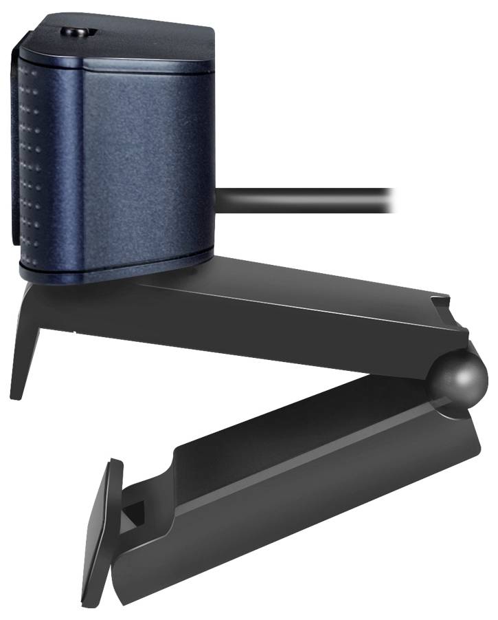 LogiLink UA0379 Full HD-Webcam Klemm-Halterung, Mikrofon