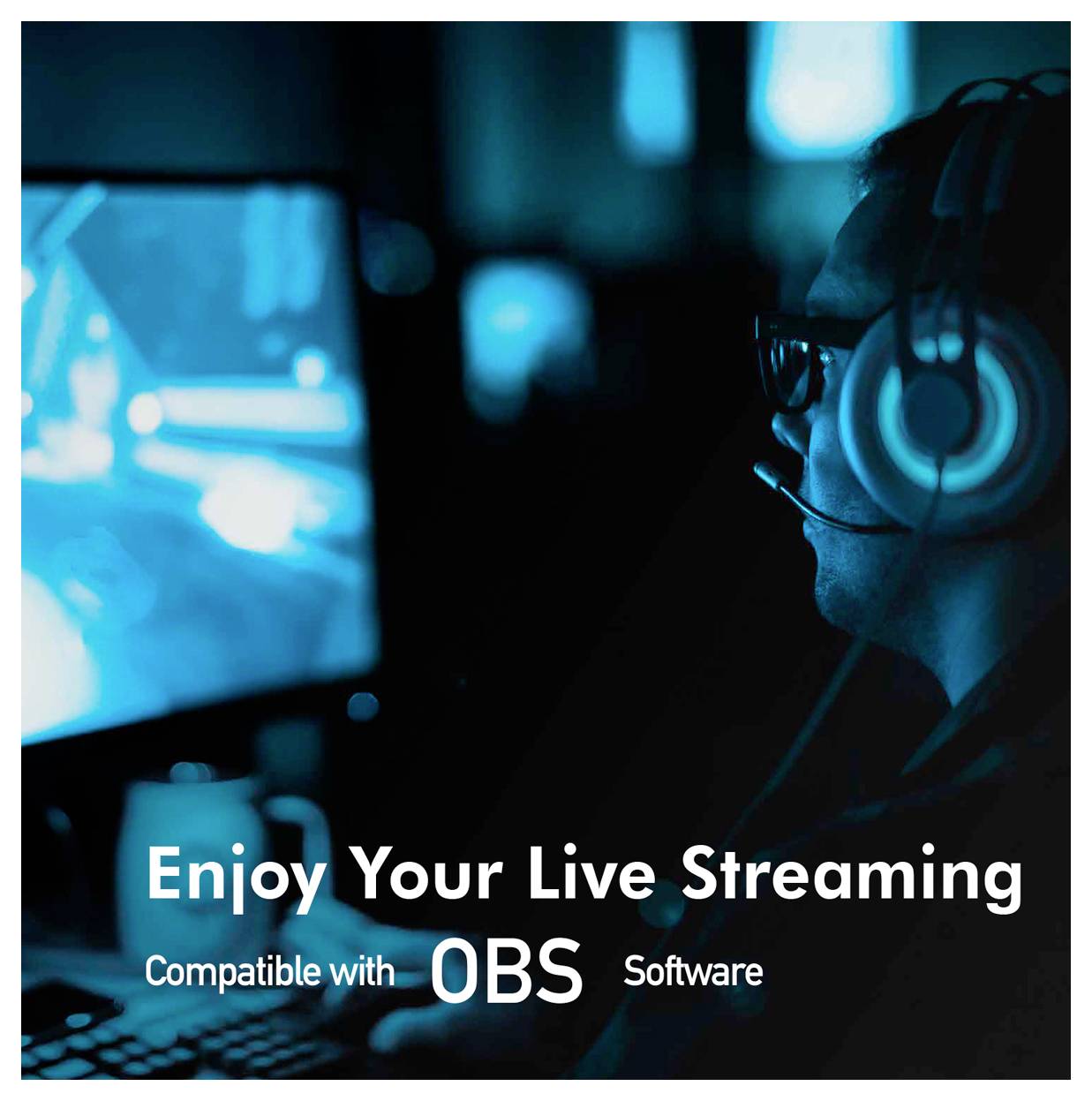 LogiLink UA0384 Full HD-Webcam Klemm-Halterung, Mikrofon