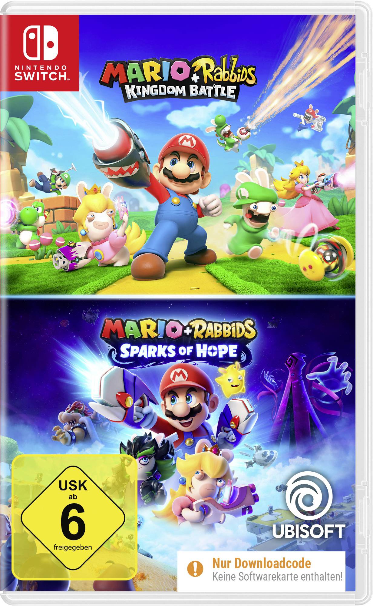 Mario + Rabbids Compilation (Kingdom Battle & Sparks of Hope) Nintendo Switch