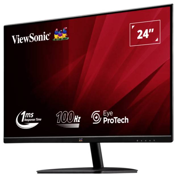 Viewsonic VA2432-MHD-3 LED-Monitor EEK E (A - G) 61cm (24 Zoll) 1920 x 1080 Pixel 16:9 1 ms IPS LED