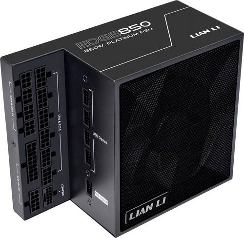 850W Lian Li EDGE EG0850 80 PLUS Platinum power supply, PCIe 5.1, ATX 3.1 - 850 Watt, black