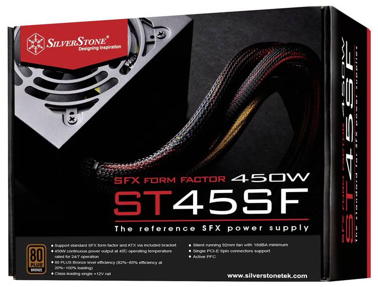 Silverstone SST-ST45SF v 3.0 PC Netzteil 450 W 80PLUS® Bronze