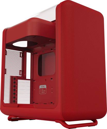 HYTE Wild Cherry Midi-Tower Gehäuse, PC-Gehäuse, Gaming-Gehäuse Rot