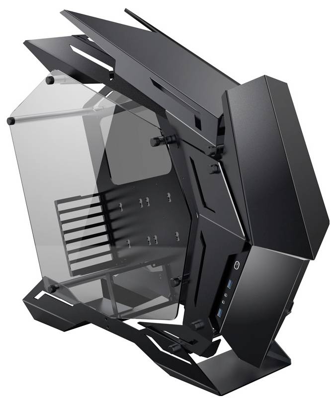 Jonsbo Full Tower Gehäuse, Gaming-Gehäuse, PC-Gehäuse Schwarz
