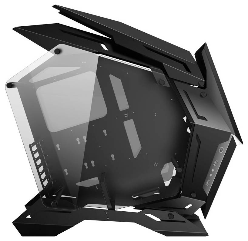 Jonsbo Full Tower Gehäuse, Gaming-Gehäuse, PC-Gehäuse Schwarz