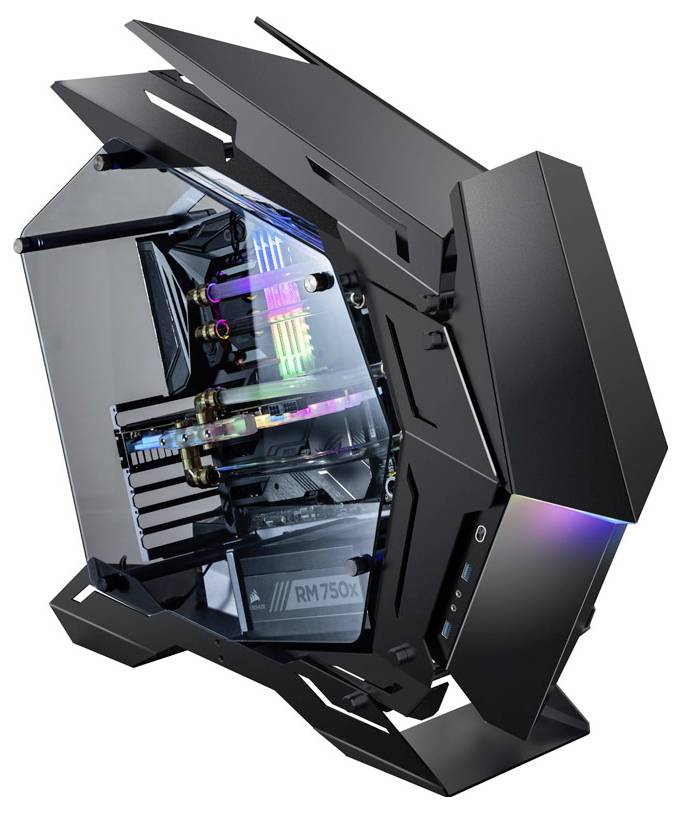 Jonsbo Full Tower Gehäuse, Gaming-Gehäuse, PC-Gehäuse Schwarz