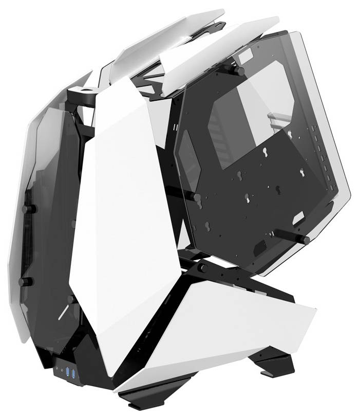 Jonsbo Full Tower Gehäuse, PC-Gehäuse, Gaming-Gehäuse Weiß