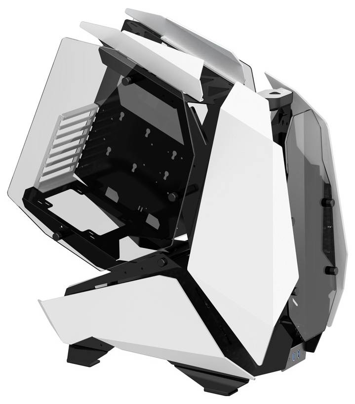 Jonsbo Full Tower Gehäuse, PC-Gehäuse, Gaming-Gehäuse Weiß