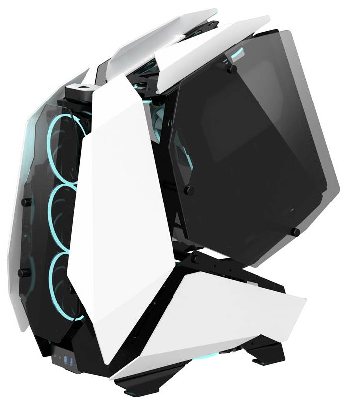 Jonsbo Full Tower Gehäuse, PC-Gehäuse, Gaming-Gehäuse Weiß