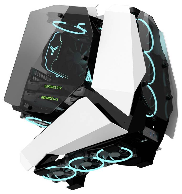 Jonsbo Full Tower Gehäuse, PC-Gehäuse, Gaming-Gehäuse Weiß