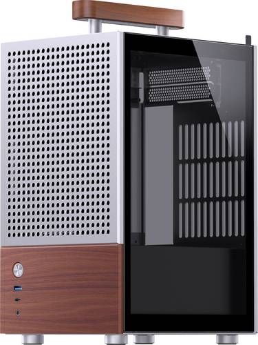 Jonsbo Mini-Tower Gehäuse, PC-Gehäuse, Gaming-Gehäuse Silber