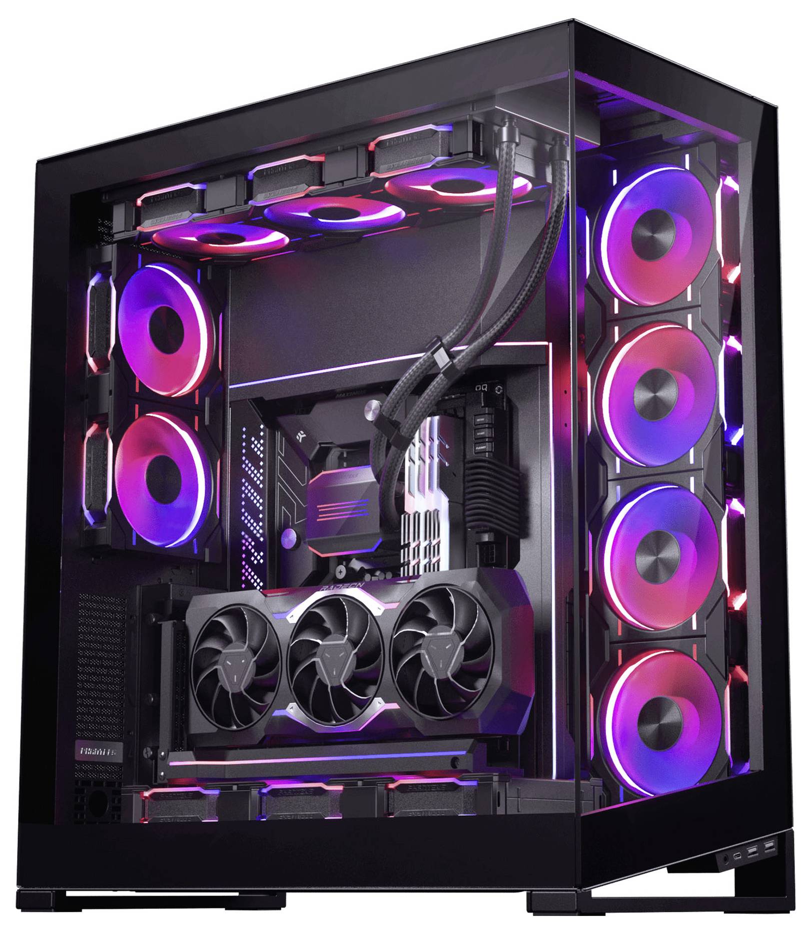 Phanteks Grafikkartenhalterung Schwarz