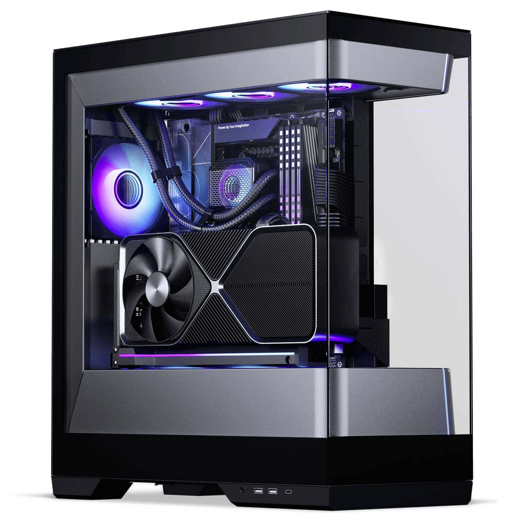 Phanteks Evolv S2 Midi-Tower Gehäuse, Gaming-Gehäuse, PC-Gehäuse Schwarz