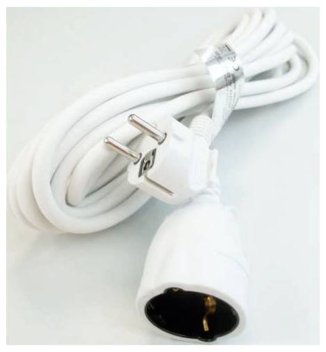Heitronic VO-45172 Strom Verlängerungskabel 5m