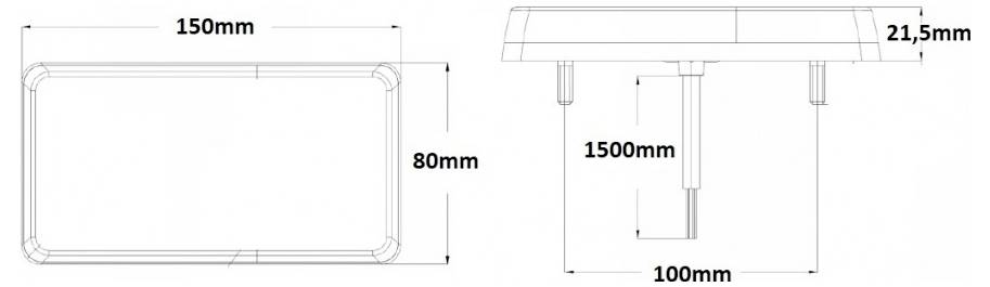 SecoRüt Beleuchtungssatz 13-polig Blinker, Bremslicht, Rückleuchte hinten 12 V/DC