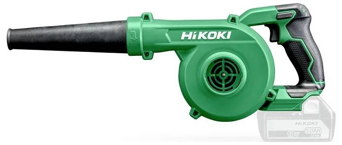 HiKOKI RB18DC Akku-Gebläse Luftdurchsatz 3.5 m³/min Luftgeschwindigkeit 95 m/s 18V