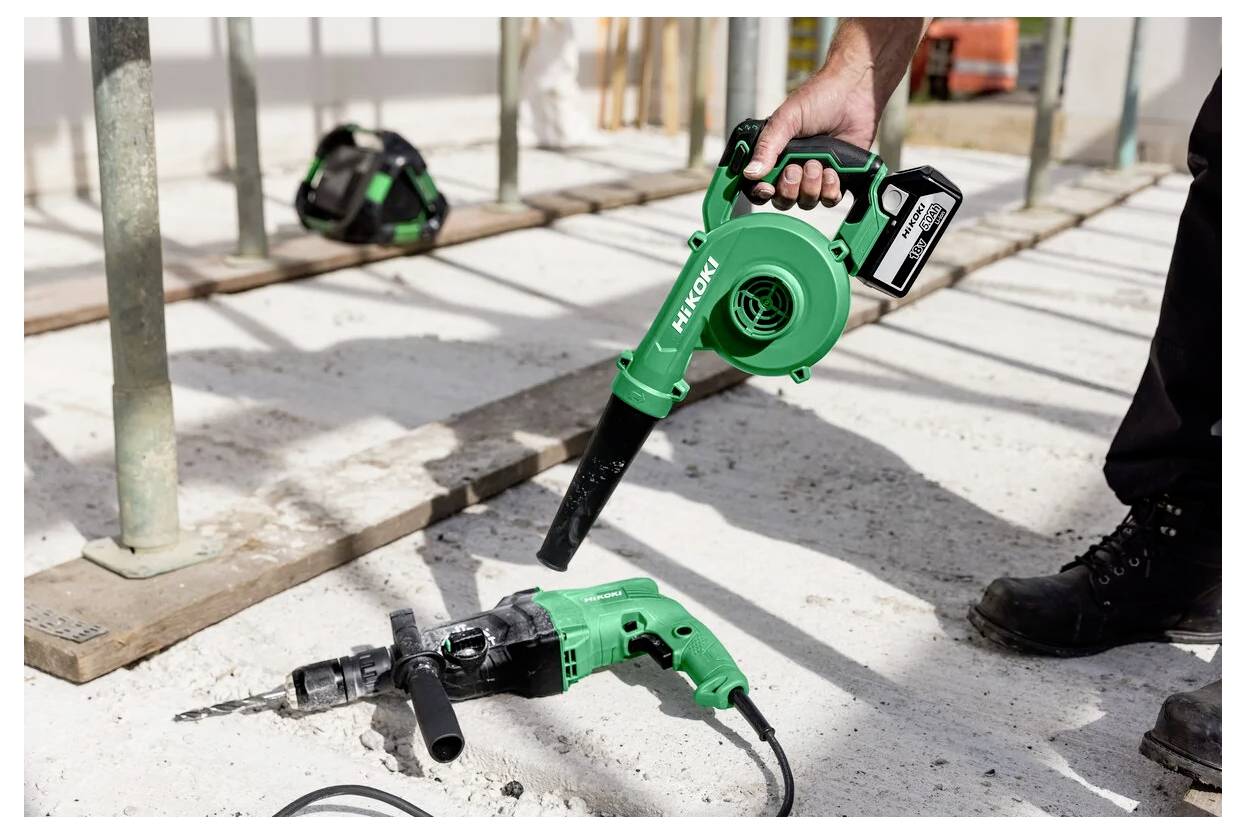HiKOKI RB18DC Akku-Gebläse Luftdurchsatz 3.5 m³/min Luftgeschwindigkeit 95 m/s 18V
