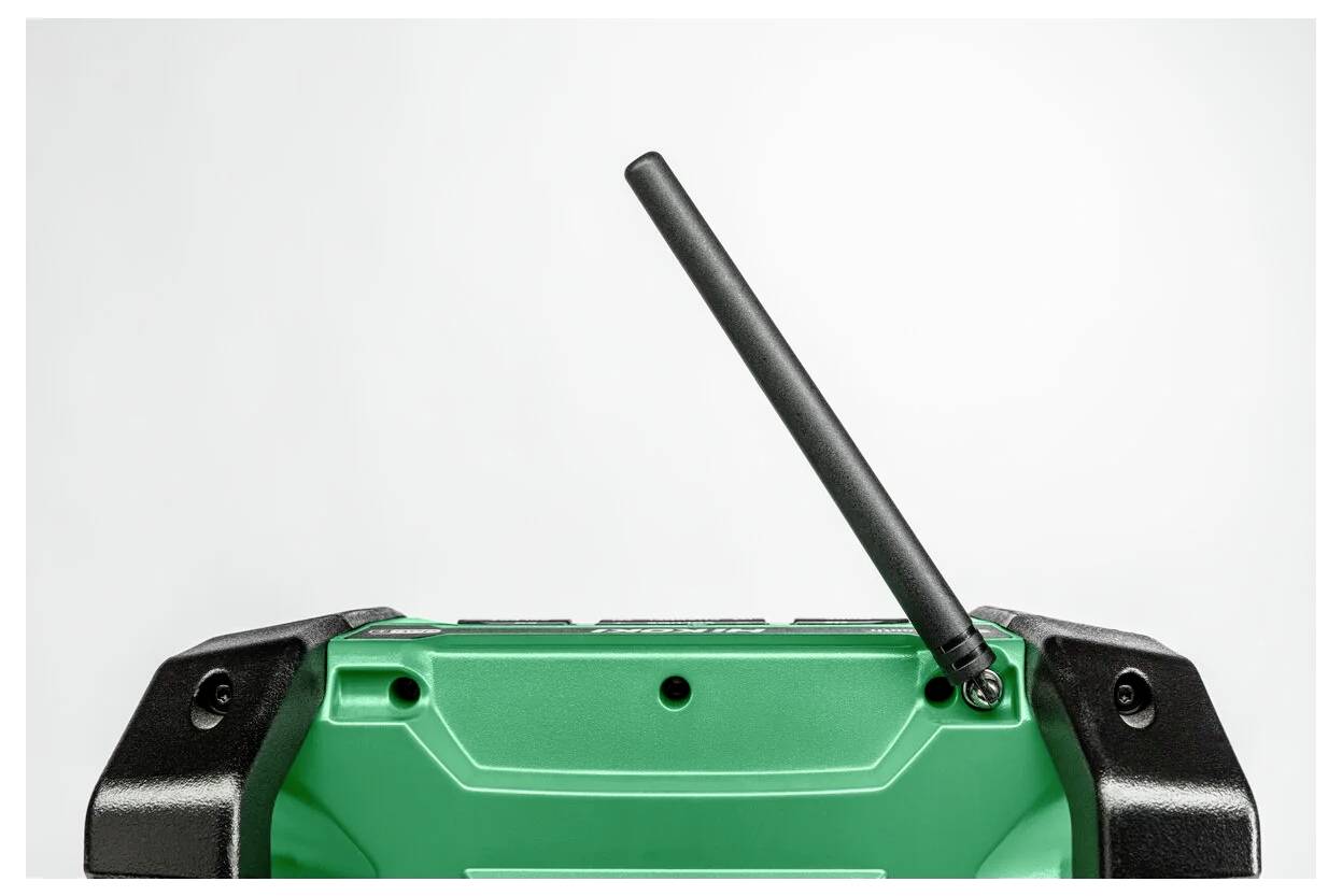 HiKOKI UR18DA Baustellenradio DAB+, FM Bluetooth® stoßfest, staubdicht, spritzwassergeschützt Schw