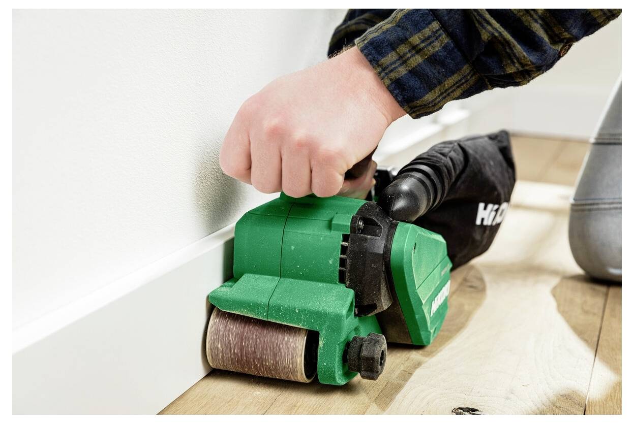 HiKOKI SB3608DA SB3608DAW4Z Akku-Bandschleifer ohne Akku, ohne Ladegerät Band-Breite 76 Band-Länge 533