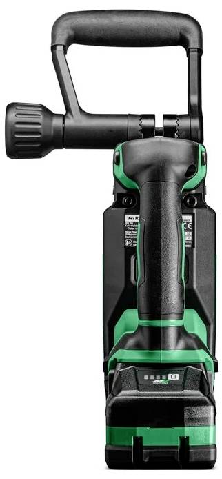 Eine grün-schwarze Säbelsäge mit ergonomischem Griff, entwickelt für schwere Schneidaufgaben.