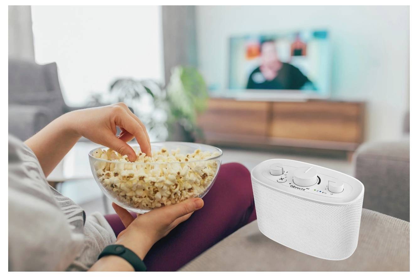 Albrecht KLARO TV-Sprachverstärker Weiß