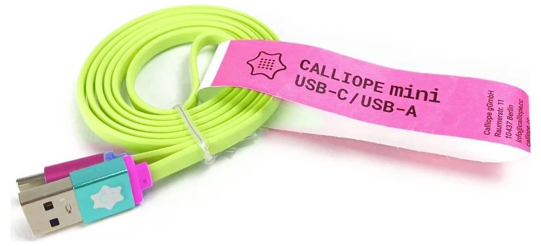 CALLIOPE USB Kabel A > C Daten-/Strom-Kabel [1x USB 2.0 Stecker A - 1x USB-C® Stecker] 1m Verschiedenfarbig sortiert