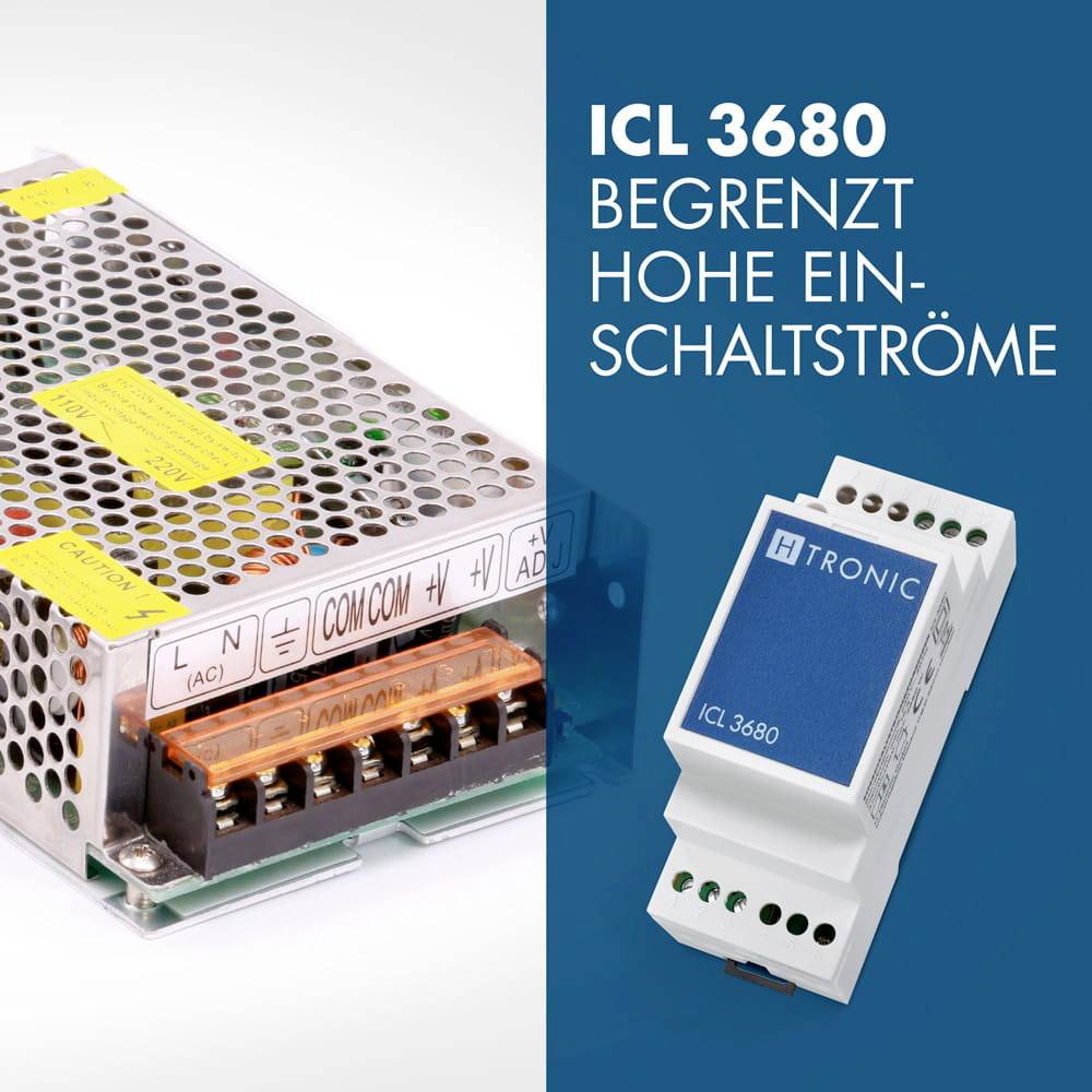 H-Tronic 1114780 ICL 3680 Einschaltstrombegrenzer Weiß