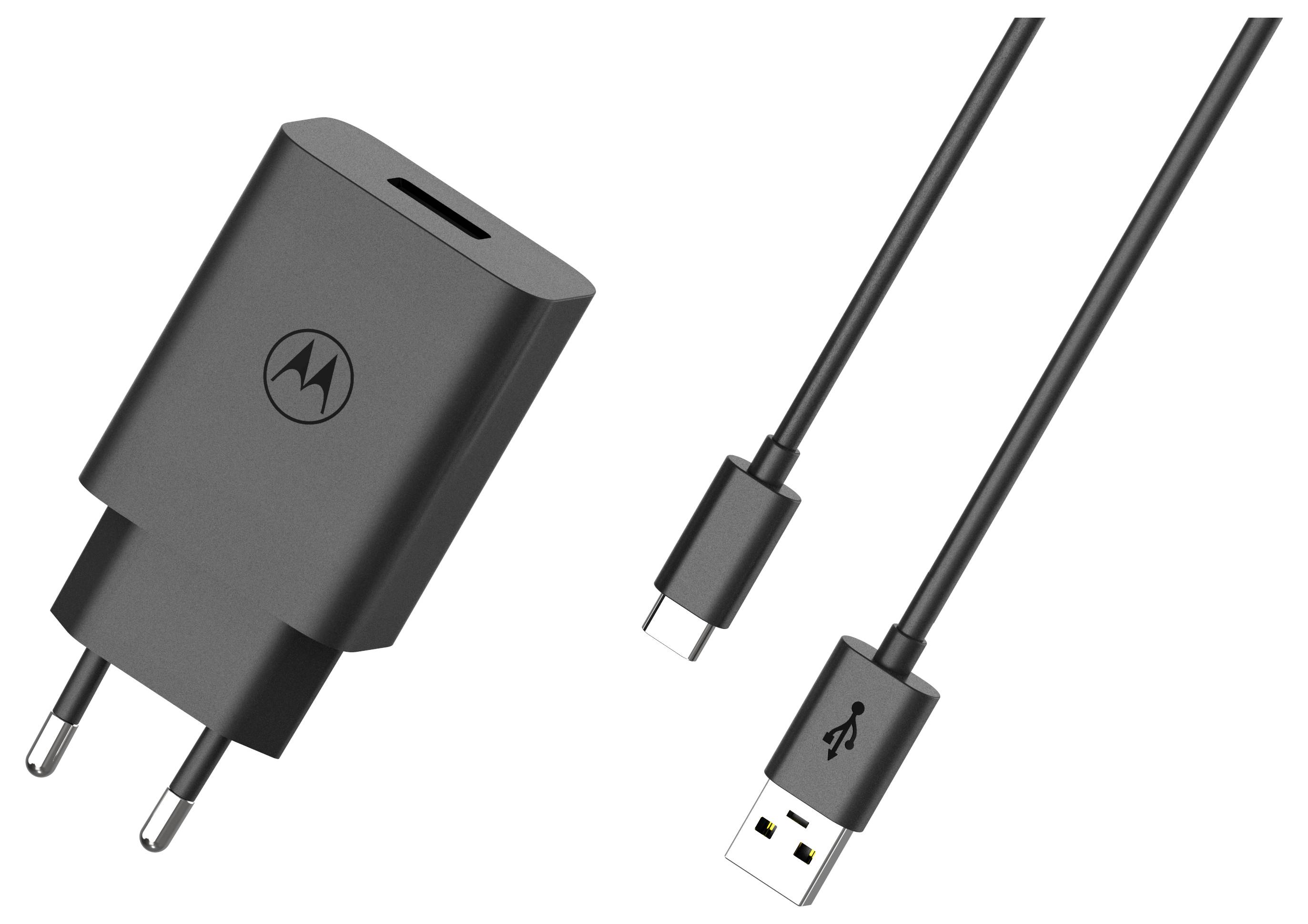 Motorola USB Ladegerät 33W 1x USB-A USB PD, QC 3.0 Schwarz