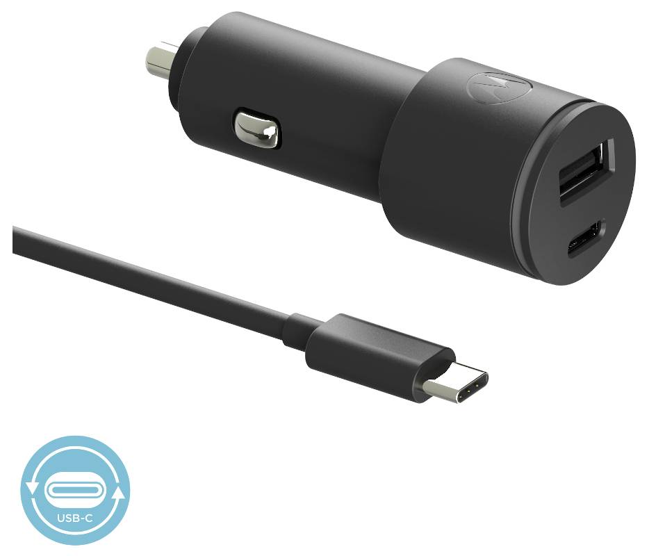 Motorola USB Ladegerät 45W USB-A, USB-C® Quick Charge 3.0 Schwarz