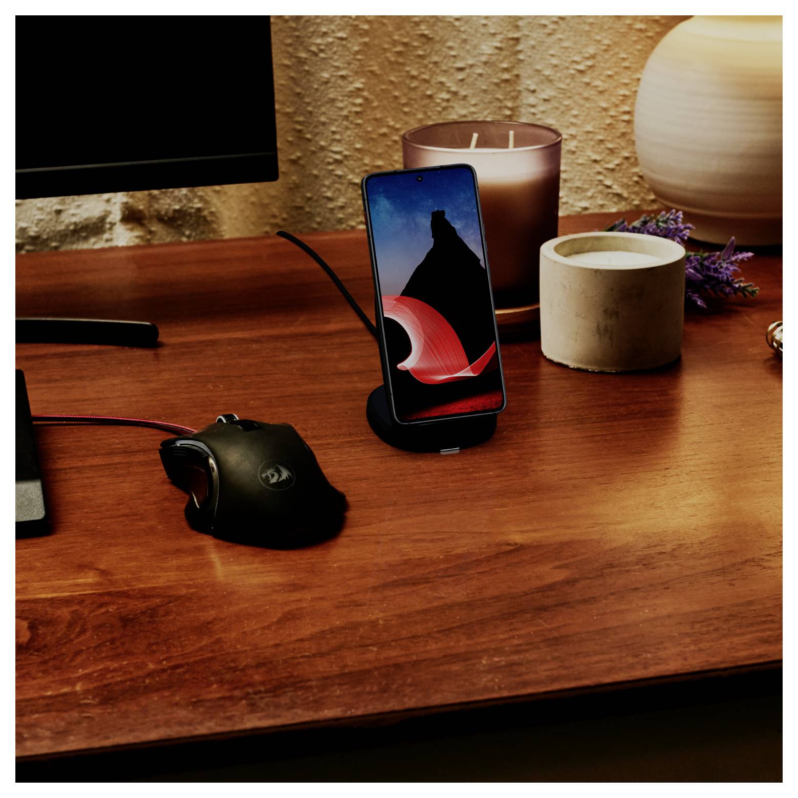 Motorola Induktions-Ladegerät 15W TurboPower Wireless Charging Pad SJW202-EU Schwarz